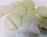 優しい味❢ 鶏もも、大根、厚揚げの煮物作り方2写真