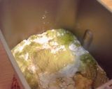 お手軽に♪抹茶ミルクの食パン～HBで～作り方1写真