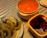 ●フルーツだけde華やかケーキデコ●作り方1写真