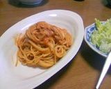 スライスチーズでトマトクリームパスタ作り方9写真