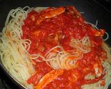 渡り蟹のクリームパスタ♪作り方3写真