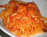 渡り蟹のクリームパスタ♪作り方4写真