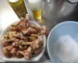 手羽元の唐揚げバジル風味（チューリップ）作り方11写真