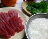 まぐろ山かけ丼作り方1写真