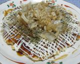 ピリ辛！　合びき肉入りお好み焼き作り方4写真