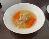 今夜の夕飯に簡単コンソメスープ作り方5写真