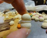 ボーロで簡単★雪だるま★冬デコレーション作り方4写真