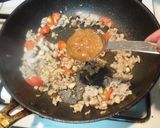 鶏そぼろあんかけ丼作り方2写真