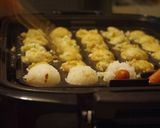 たこ焼きプレートde焼きおにぎり作り方1写真