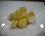 じゃがいもとかぼちゃの甘煮作り方1写真