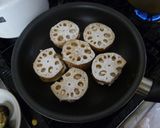 れんこんのはさみ焼き～オートミール入り作り方8写真