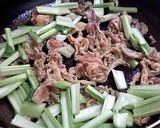 豚肉タアサイ黒豆の甘辛ソテー作り方3写真