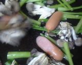 小松菜ときのこの山芋ソース焼き作り方4写真