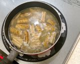 たたきごぼうのパイタンスープ煮作り方4写真