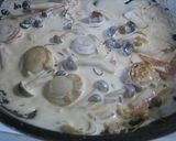ベビーホタテとベーコンのクリームパスタ作り方3写真