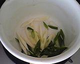 ひじきと白ネギの醤油煮作り方1写真