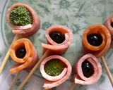 ベーコンで黒豆くるくるプチフリッター作り方2写真