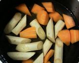 冬野菜で~ごぼうと人参のいとこ煮作り方3写真
