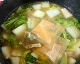 ヨウサマの減塩白菜と挽き肉のあんかけ作り方4写真
