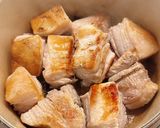 焼肉生だれでゆっくり煮込んだとろとろ角煮作り方4写真