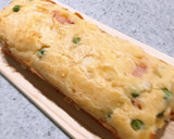 旬のえんどう豆で作る ♡ケークサレ♡作り方5写真