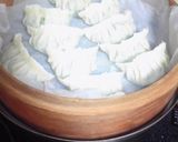 卵とニラの蒸し餃子♪作り方4写真