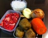 めちゃ簡単☆圧力鍋でホクホク肉じゃが作り方1写真