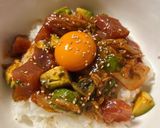 ご自愛ごはん！簡単5分、韓国風ポキ丼作り方5写真