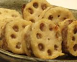 居酒屋メニュー★れんこんのはさみ揚げ★作り方5写真