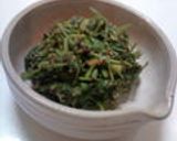かぶの葉(大根菜）の味噌ゴマ和え作り方5写真