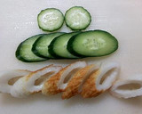 黒豆生姜inちくわのきゅうりカナッペ作り方1写真