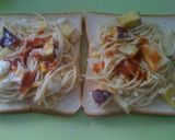 ホットサンド　ｗｉｔｈ　サラダパスタ作り方2写真