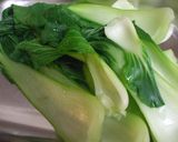柔らか鶏むね肉と青梗菜のごま風味作り方1写真