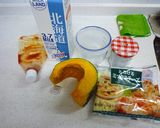 簡単　ヘルシーかぼちゃグラタン作り方1写真