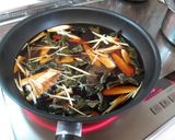 鰯のつみれときのこの甘辛煮つけ作り方2写真