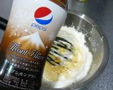 ペプシモンブランで作るパンケーキ。作り方1写真