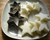 ★クリスマスツリー na サンドイッチ★作り方2写真