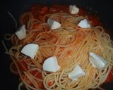 モッツァレラと濃厚トマトソースのパスタ作り方7写真