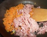 キャベツとひき肉のキッシュ風作り方2写真