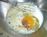 キャベツとひき肉のキッシュ風作り方3写真