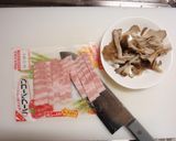 絶品！きのことベーコンのシーザーサラダ作り方1写真