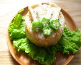 ＋ご飯 de ダブルチーズケーキ＋作り方10写真