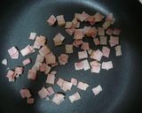 ランチに♪簡単2分！ベーコンごはん作り方1写真