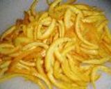 orange peel with sugar（糖漬橘皮）作り方1写真