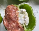 ぼたんこしょう（辛いピーマン）の肉詰めチーズがけ作り方5写真