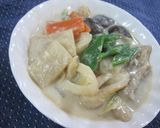 あったまる～根菜のミルク酒粕スープ作り方5写真