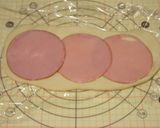 ＊カレー味のハムエッグパン＊作り方4写真