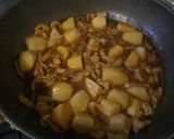 鶏皮で節約☆里芋との照り煮作り方4写真