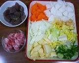 野菜たっぷり！すいとん入り★けんちん汁作り方1写真