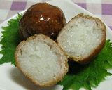 簡単☆ひき肉巻きおにぎり作り方7写真